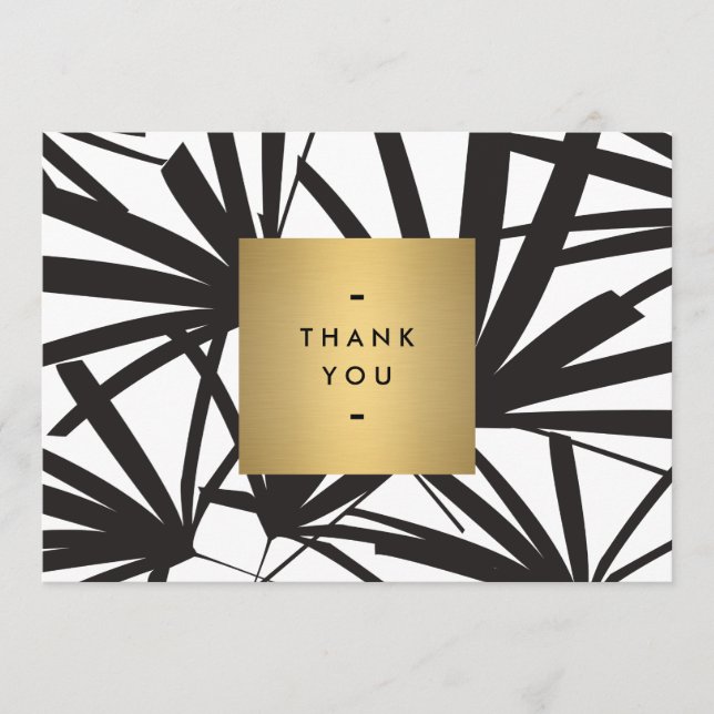 Elegant Black Handflatan Fronts Tack Notecard Anteckningskort (Framsida)