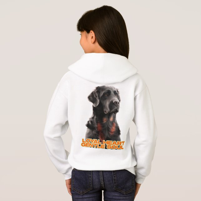 Elegant Black Hund-Realistic Pet Art T Shirt (Hel baksida)