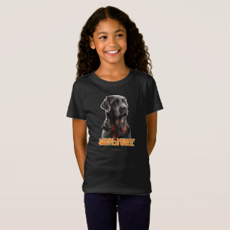 Elegant Black Hund-Realistic Pet Art T Shirt