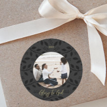 Elegant Black Löv Glory to God Jul Photo