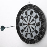 Elegant Black Marble Faux Silver Metallic Classic Darttavla<br><div class="desc">En klassisk ritbordsdesign med alternerande svarta marmor och faux silver-foilltrianglar.</div>