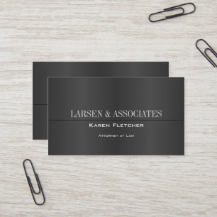 Elegant Black Modern Business Card-mall Visitkort