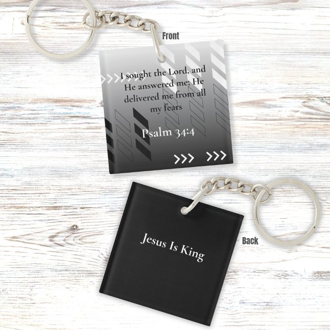 Elegant Black och Grått Abstrakt Bible Verse Art (Skapare uppladdad)