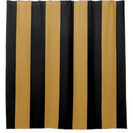 Elegant Black och Guld Bold Lodrät Rand