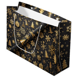 Elegant Black och Guld julgåva