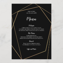 Elegant Black och Guld Simple Geometric Ram