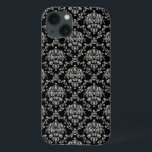Elegant Black och Silver Damask<br><div class="desc">Elegant Samsung Galaxy Note 4 Fodral har silver dammliknande mönster på svart bakgrund. Underbar för älskare av Baroque-design.</div>