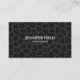 Elegant Black Panther Spots Tidsbeställning Kort