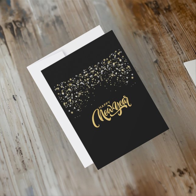 Elegant Black Personalized Invitation Card (Skapare uppladdad)