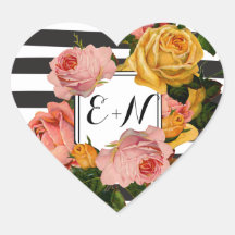 Elegant Black Rand Heirloom Ro Bröllop