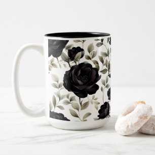 Elegant Black Ro Två-Tonad Mugg