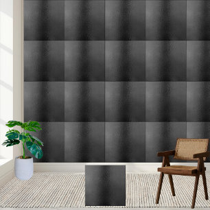 Elegant Black Textured Modern Matte Glossy Kakelplatta