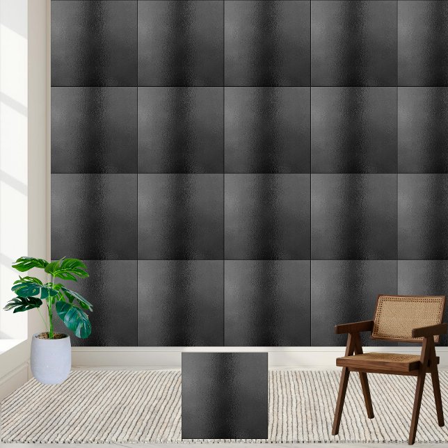 Elegant Black Textured Modern Matte Glossy Kakelplatta (Elegant Black Textured Modern Matte Glossy Ceramic Tile)