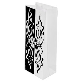 Elegant Black & White Abstrakt Harlequin Stil
