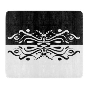 Elegant Black & White Abstrakt Harlequin Stil