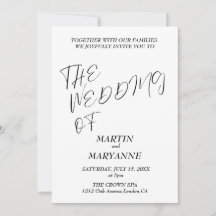 Elegant Black White Bröllop