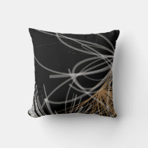 Elegant Black White & Guld Abstract Design