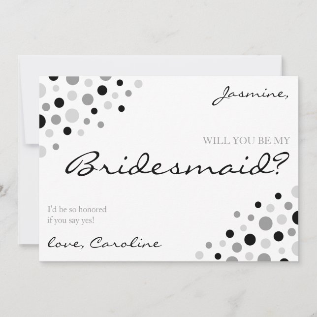 Elegant Black White Monochrome var min briljant Inbjudningar (Framsida)