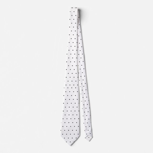 Elegant Black White Polka dots Slips (Framsida)