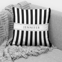 Elegant Black & White Rand Mönster Namn