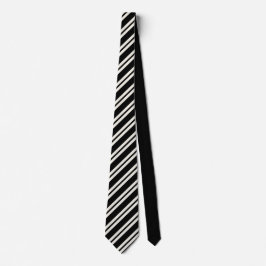 Elegant black &white stripes groomsmen wedding slips