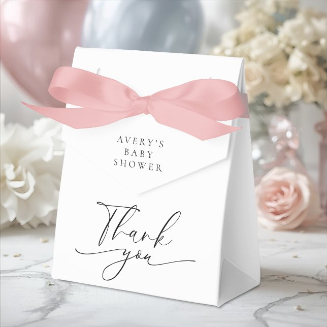 Elegant Black White Thank You Presentaskar (Skapare uppladdad)