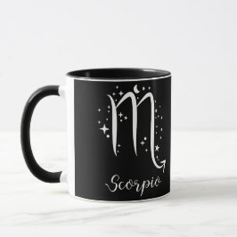 Elegant Black Zodiac-tecken Mugg