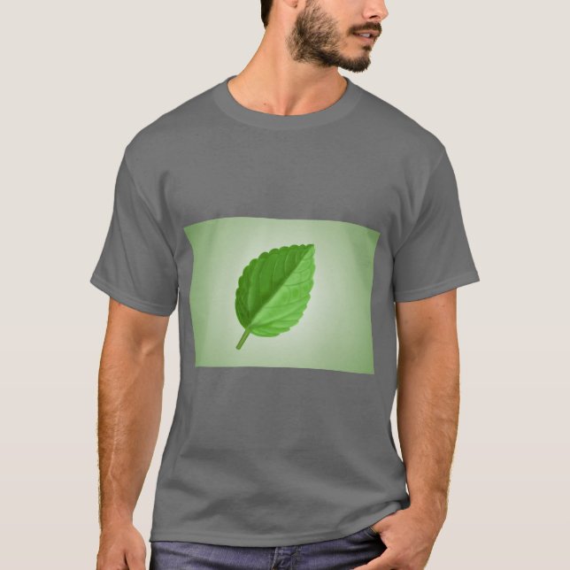 Elegant blad natur estetisk t-shirt (Framsida)