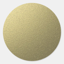 Elegant Blank Guld Glitter Sälar Runt Klistermärke