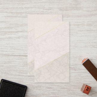 Elegant Blank Loyalty Card – Ivory & Gold Lojalitetskort