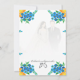Elegant Blank Wedding Invitation – Fully Customiza Inbjudningar