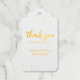 Elegant blankande guld bröllop