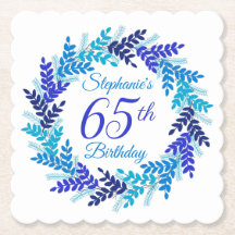 Elegant Blåskransens 65e Födelsedag