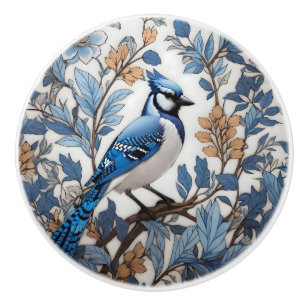 Elegant Blåskrika William Morris-Inspirerad Knopp