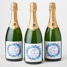 Elegant Blåutandning 25:e Bröllop-årsdagen