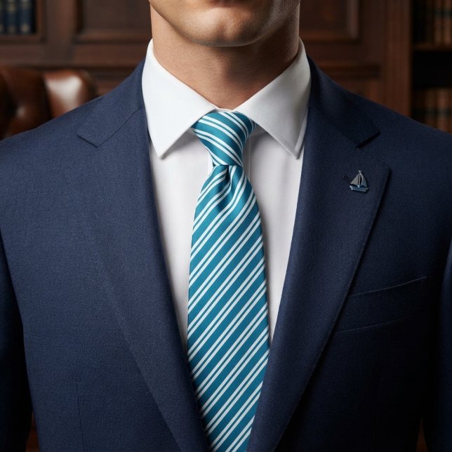 Elegant Blåvit Slips (Skapare uppladdad)