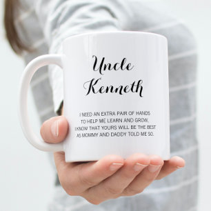 Elegant blir du min gudfar kaffemugg