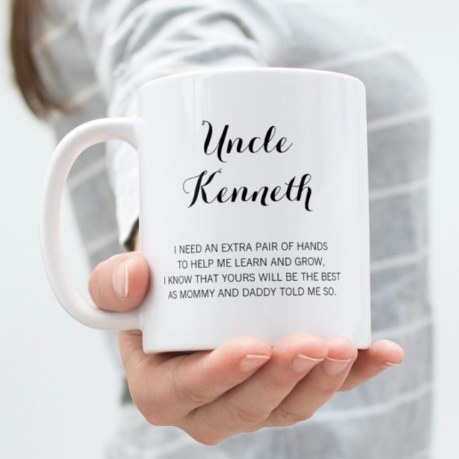Elegant blir du min gudfar kaffemugg (Skapare uppladdad)