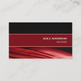 Elegant, blodig röd, luxurin, femininfärgad visitkort