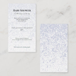Elegant blöjlotteri-kort för baby shower tilläggskort