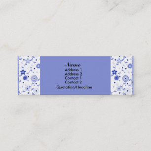 Elegant blom- mager visitkort