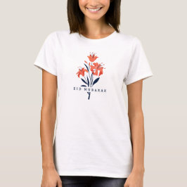 Elegant Blommande Lilja Skräddarsydd T-Shirt | EID