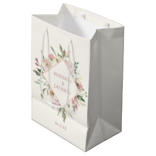 Elegant blommande rosa peonny sommarbröllop