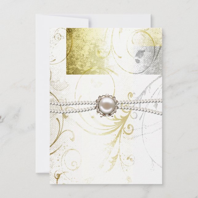 Elegant blommar Rehearsal Middagsinbjudan Inbjudningar (Framsida)