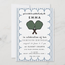 Elegant Blommig Bebis Shower Inbjudan