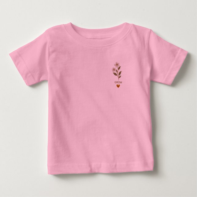 Elegant Blommig Broderad Tröja – Minimalistisk (Framsida)