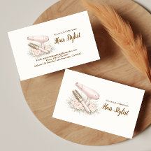 Elegant Blommig Frisörskonstär