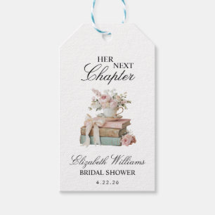 Elegant Blommig Hennes Nästa Kapitel Bröllopsdusch Presentetikett