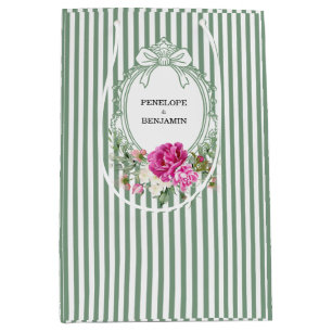 Elegant Blommig Rosa Pion Kronbröllop