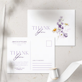 Elegant Blommig Vykort